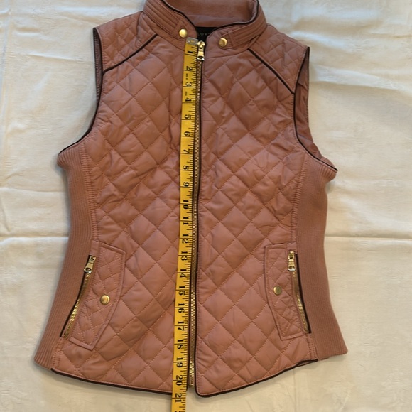 Love Tree Quilted Vest Size Small Light Pink - Picture 4 of 8
